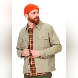Marmot Incline Heavyweight Flannel Button Down Shacket Shirt